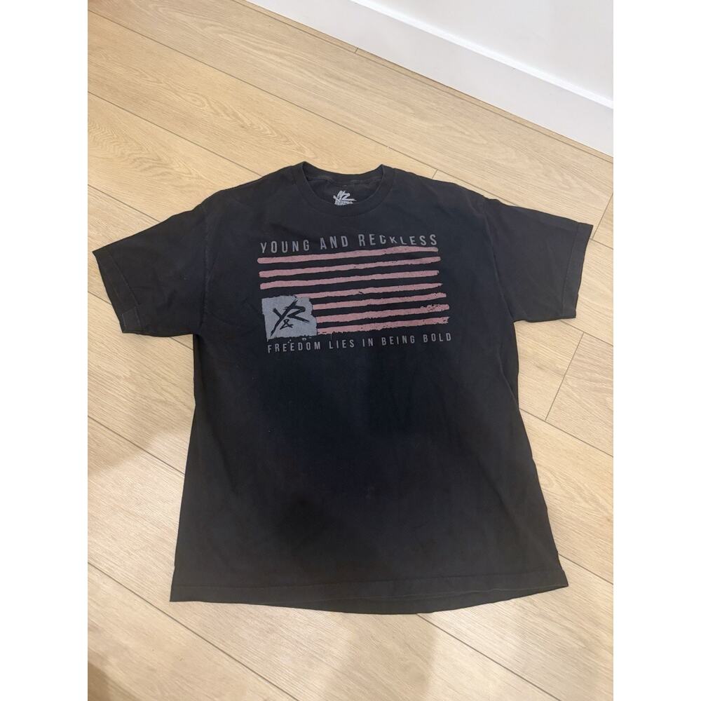 Young & Reckless Black T-Shirt Men’s Size XL